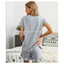 Soft Fashion Short Sleeve Pajamas